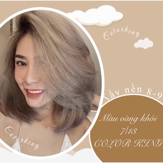 Thuốc nhuộm tóc Nâu khói sáng không tẩy7/13