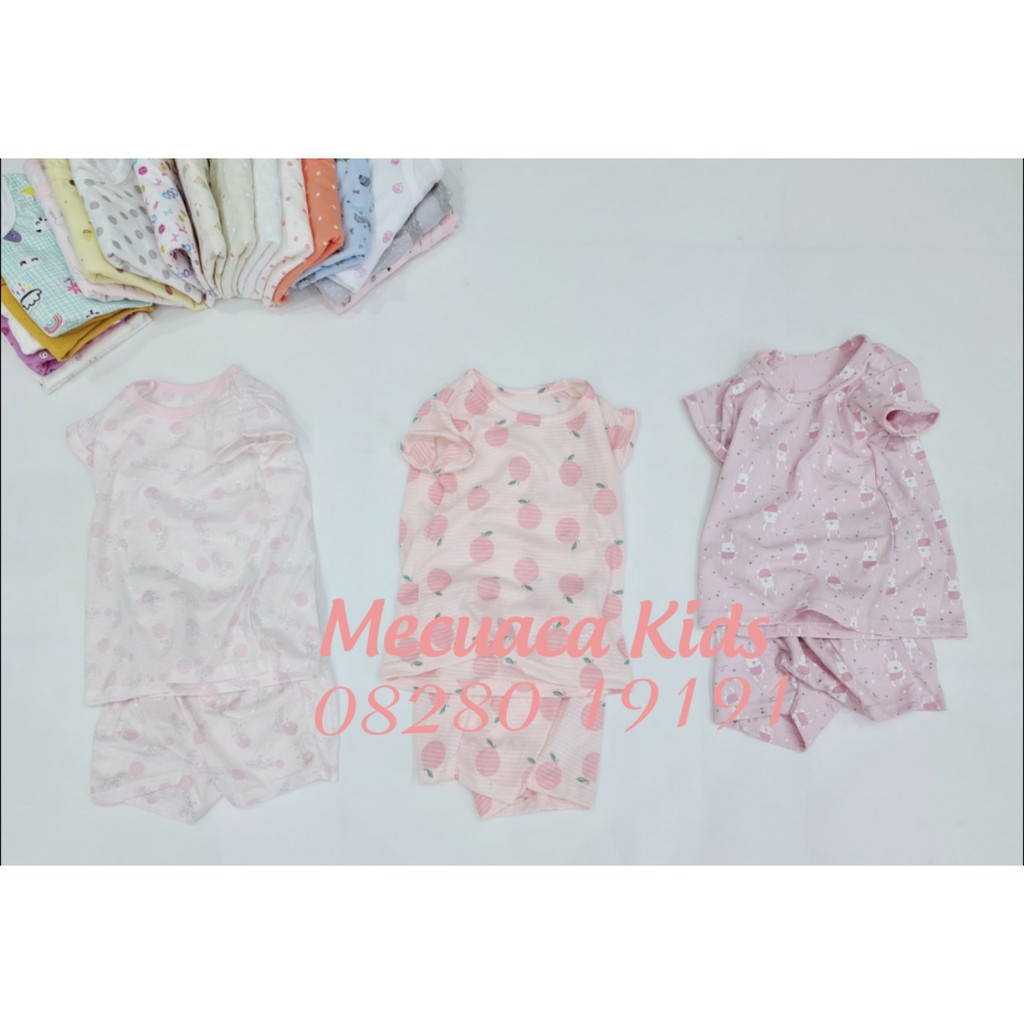 [1-5y] [CHỌN MẪU] Set 2 bộ cộc tay/bộ ngủ/bộ mặc nhà hè cotton giấy vải xuất Hàn mềm mịn cho bé/bé gái