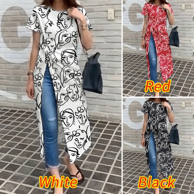 Áo kiểu Zanzea tay ngắn cổ tròn phong cách retro cho nữ