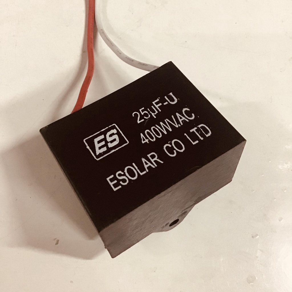 Capa vuông 25uf -400v ( tụ điện vuông 25uf-400v) Tụ khởi động