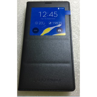 Bao da S - View Flip Cover cho Samsung Galaxy Note4 mầu đen
