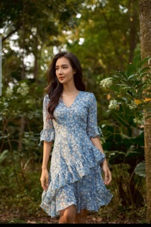 Vải voan hoa