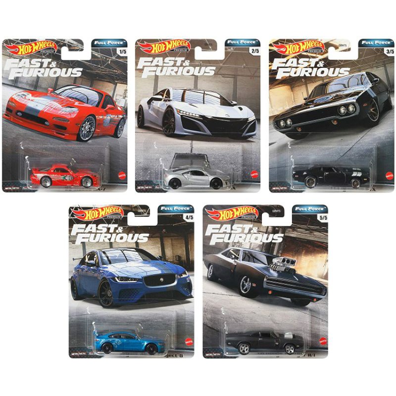 Xe mô hình Hot Wheels 1/64 Fast & Furious series Full Force