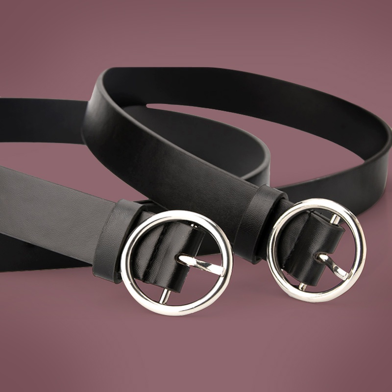 Thắt Lưng Nữ Khóa Tròn Thời Trang