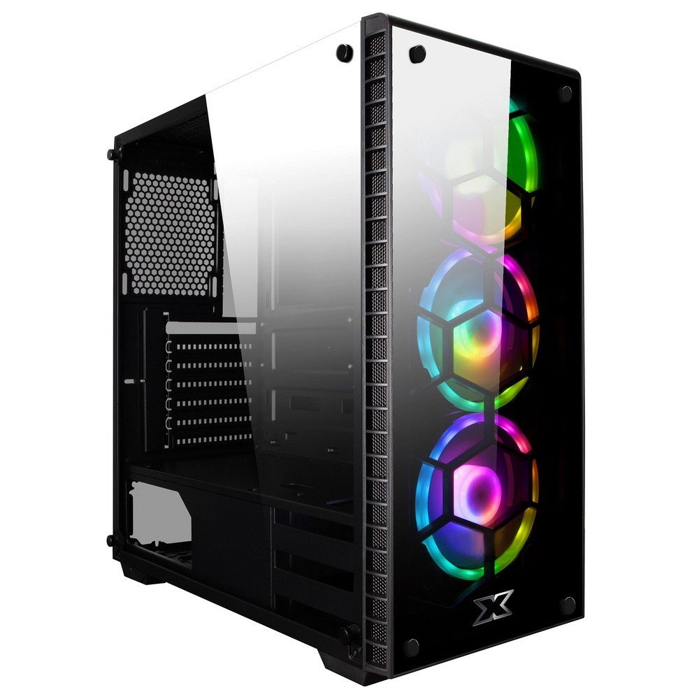 Vỏ case máy tính Xigmatek Venom | Kính cường lực | Hỗ trợ lắp main E-ATX ; ATX; NO FAN