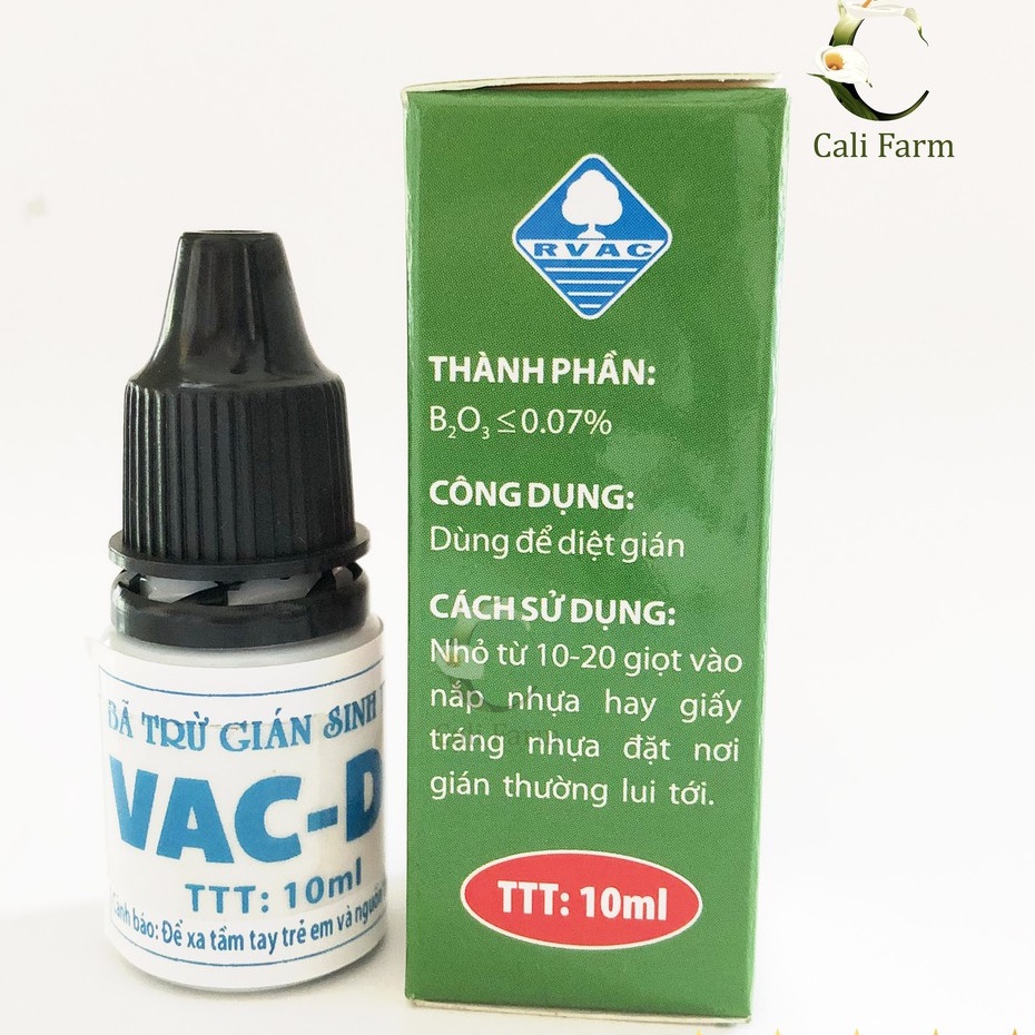 Bả trừ gián sinh học VAC-DG chai 10ml