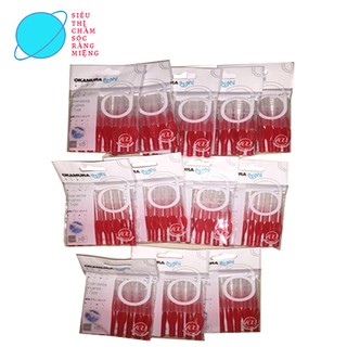 (Mua 10 tặng 1)  Combo 10 bịch bàn chải kẻ răng dành cho người niềng răng dạng I