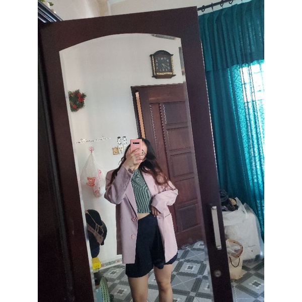 Blazer hồng