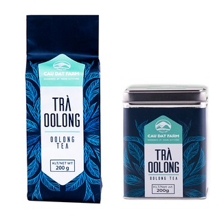 Trà Oolong Cầu Đất Farm bao thiếc / lon 200g