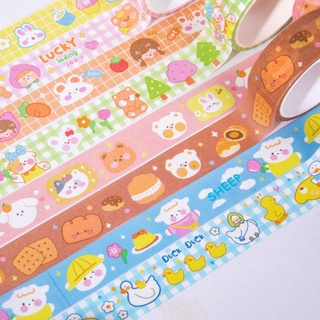 Washi tape dễ thương trang trí sổ (1 cuộn)