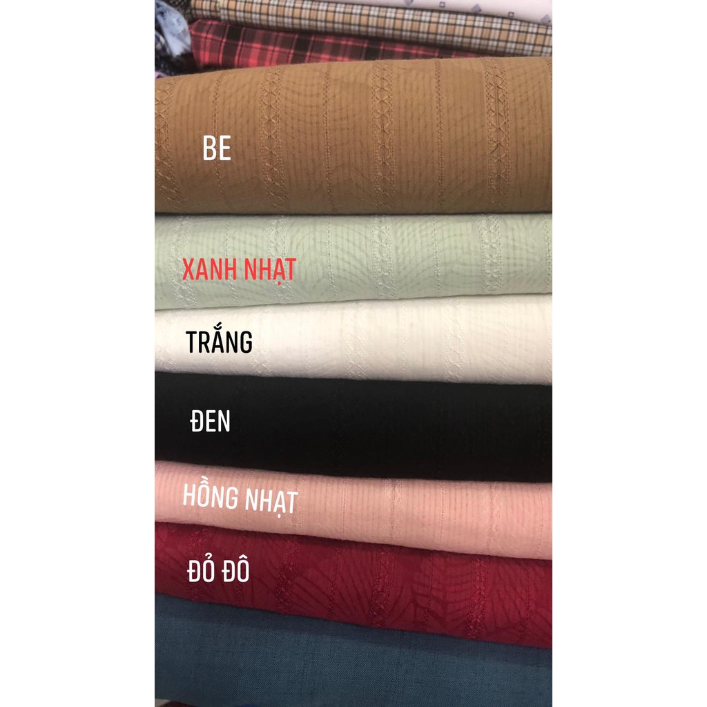 Vải boi lá thêu