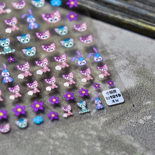 sticker lụa 5d cao cấp hoạt hình dán móng tay nail