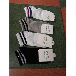 Tất thể thao, tất sọc cổ ngắn