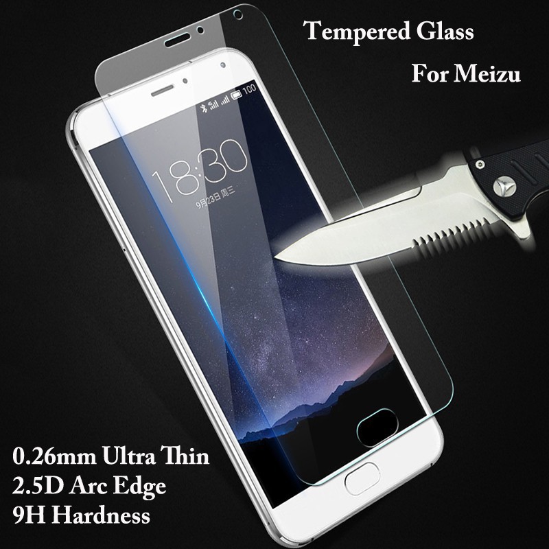 Kính Cường Lực 2.5D Bảo Vệ Màn Hình Cho Meizu M3 Note M1M2 Note M2 Mini Mx4 Mx5 Pro5