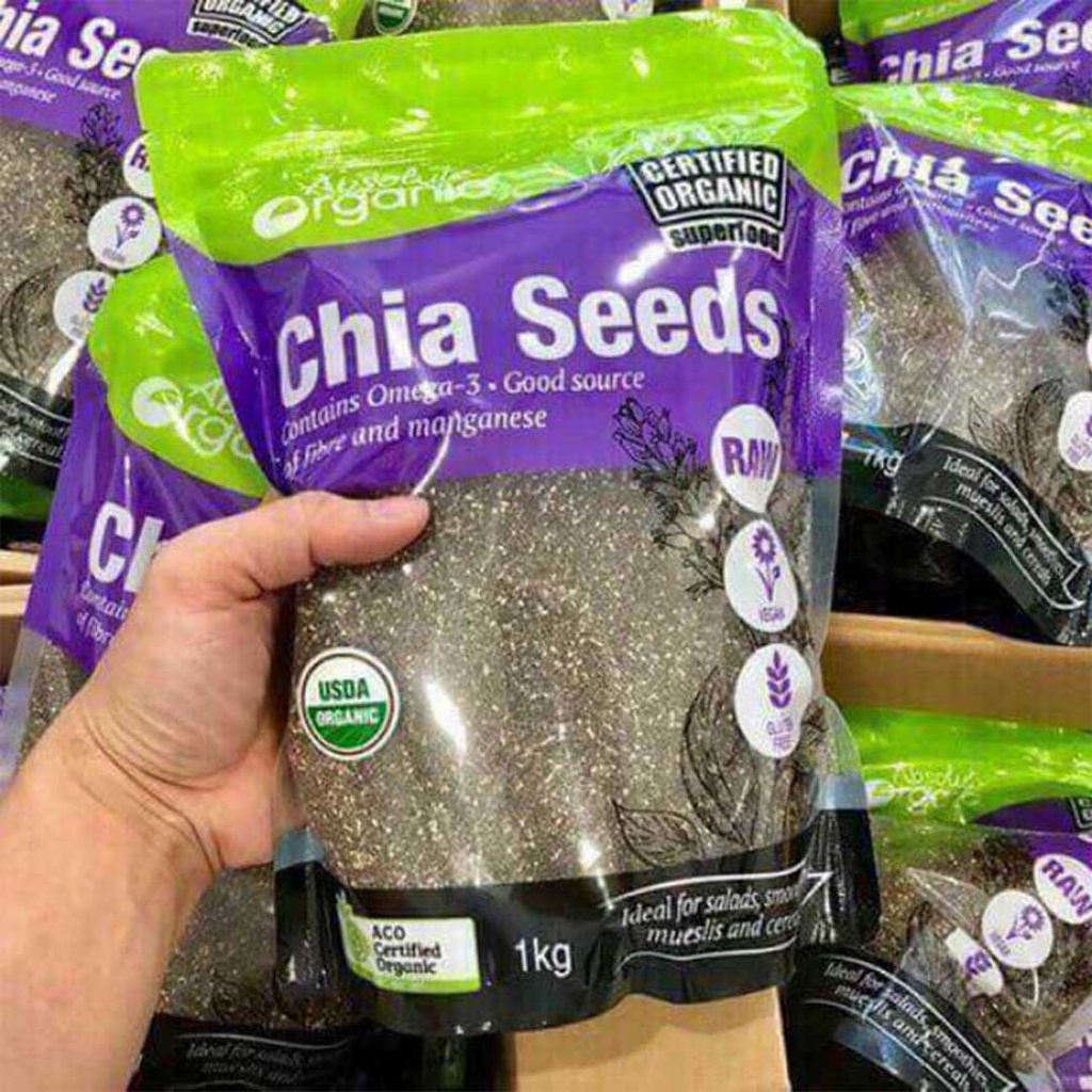 Hạt Chia Úc Organic giàu Omega 3