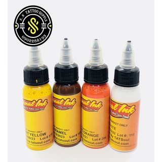 Combo 4 màu [Tặng quà + Freeship] 💝 Mực xăm tập cơ bản mới vào nghề