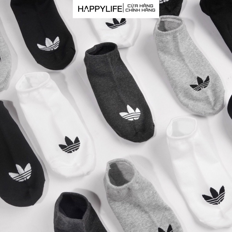Tất nam nữ cổ ngắn Happylife cao cấp,%100 coton siêu mềm mịn, thấm hút mồ hôi, ngăn mùi