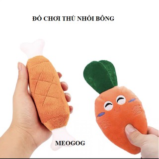 Đùi Gà Nhồi Bông- đồ chơi cho chó mèo