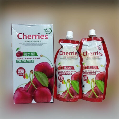 Nhuộm tóc đen Cherries chuyên gia phủ tóc bạc