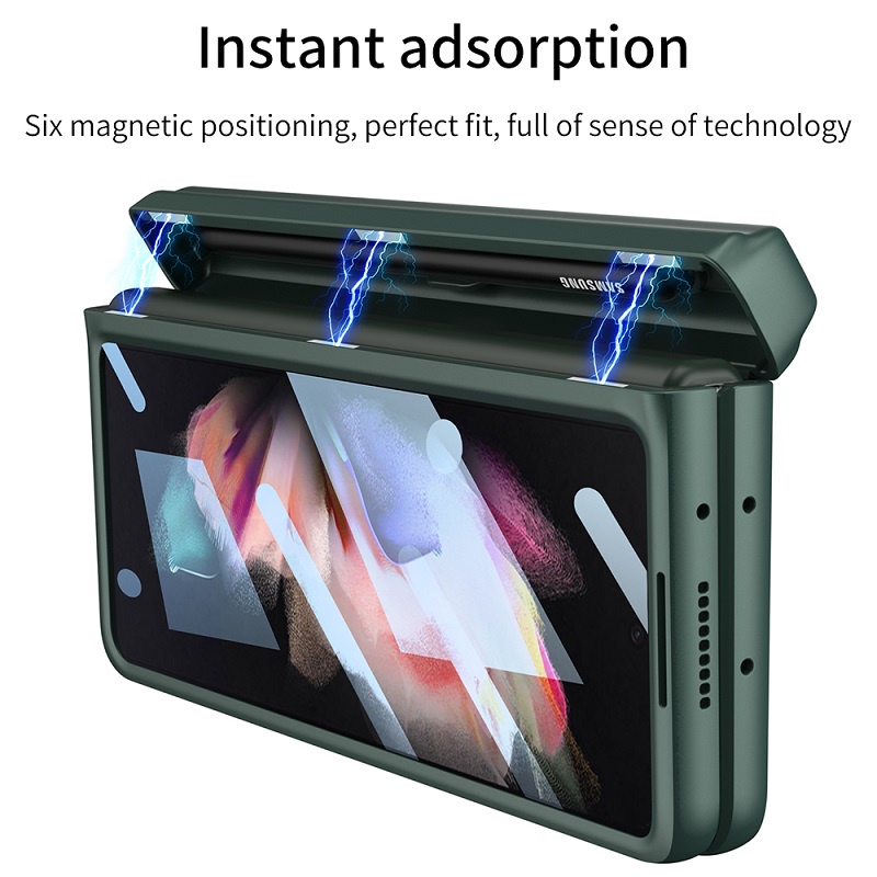 Ốp lưng Samsung Galaxy Z Fold 4 5G ốp điện thoại Z Fold4 ốp ZFold 4 case W23 F9360 casing Folder 4 Ốp Điện Thoại Kính Cường Lực Nắp Gập Từ Tính Bảo Vệ Cho Samsung Z Fold4 ZFold4