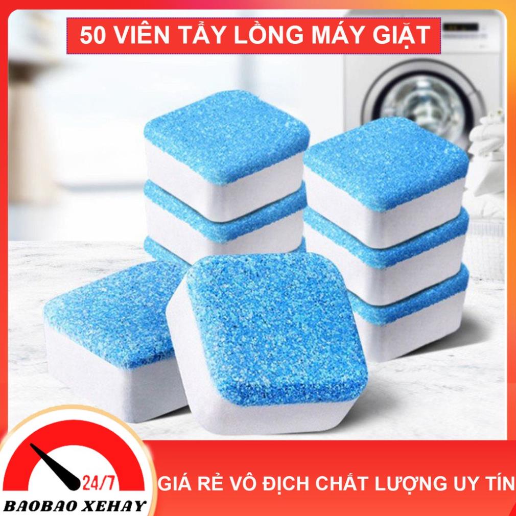 Viên Tẩy Vệ Sinh Lồng Máy Giặt Diệt Khuẩn Và Tẩy Chất Cặn Lồng Máy Giặt Hiệu Quả