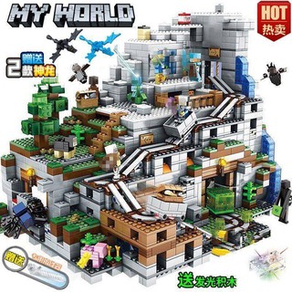 kỹ thuật số Mô hình lắp ráp Lego Building Blocks Minecraft Lắp ráp