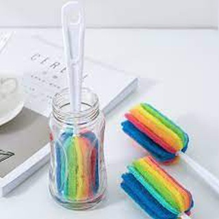que rửa cốc bọt biển nhiều màu