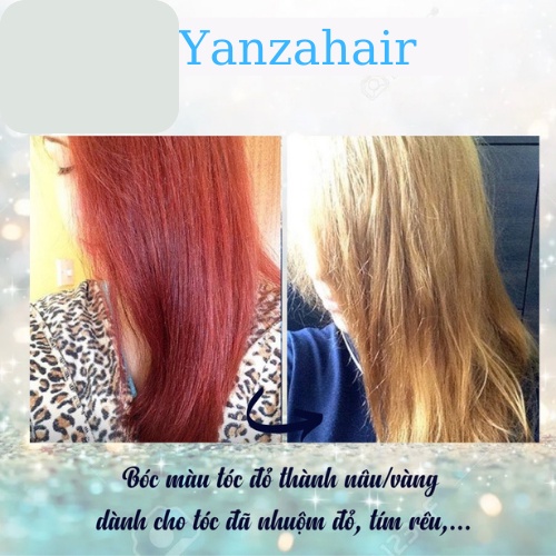 Màu Bóc Đen - Bóc Đỏ dành cho tóc nhuộm đen,đỏ ra nền tóc nâu,vàng | Yanzahair