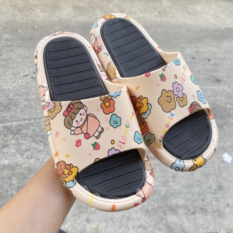 Dép quai ngang nữ xinh thời trang Hàn Quốc 2022 hình Búp Bê siêu dễ thương cute đáng yêu FORM NHỎ TĂNG 1 SIZE