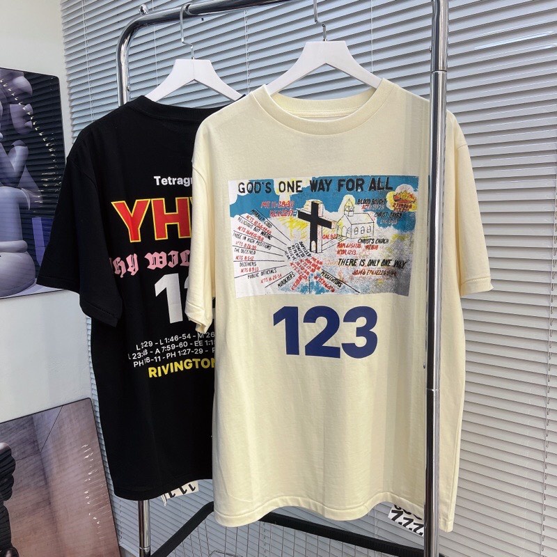 Áo Tee RIVINGTON roi Rebis 123 One Way Oversized T-Shirt, Áo thun 123 oversized