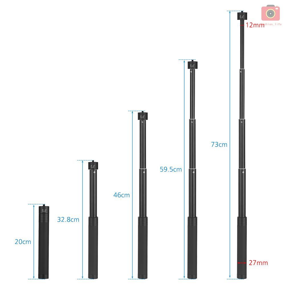 Gậy tự sướng 5 phần mở rộng có thể điều chỉnh với ốc vít 1/4 Inch cho FeiyuTech G5 / G5GS / WG2 / SPG / G6 và Other Gimbal | BigBuy360 - bigbuy360.vn