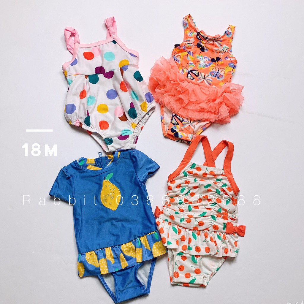 Swimsuit Cat&amp;jack bé gái - RABBITSHOP( HÀNG SALE KO ĐỔI TRẢ)