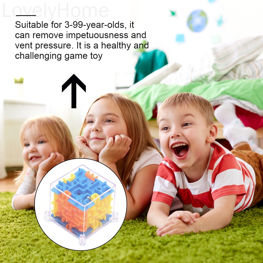 Đồ chơi mê cung 3d 720 độ bằng nhựa vui nhộn cho bé