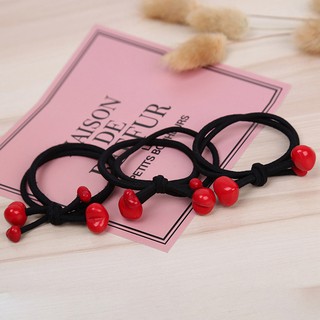 Cột Tóc Đính Hạt Đỏ