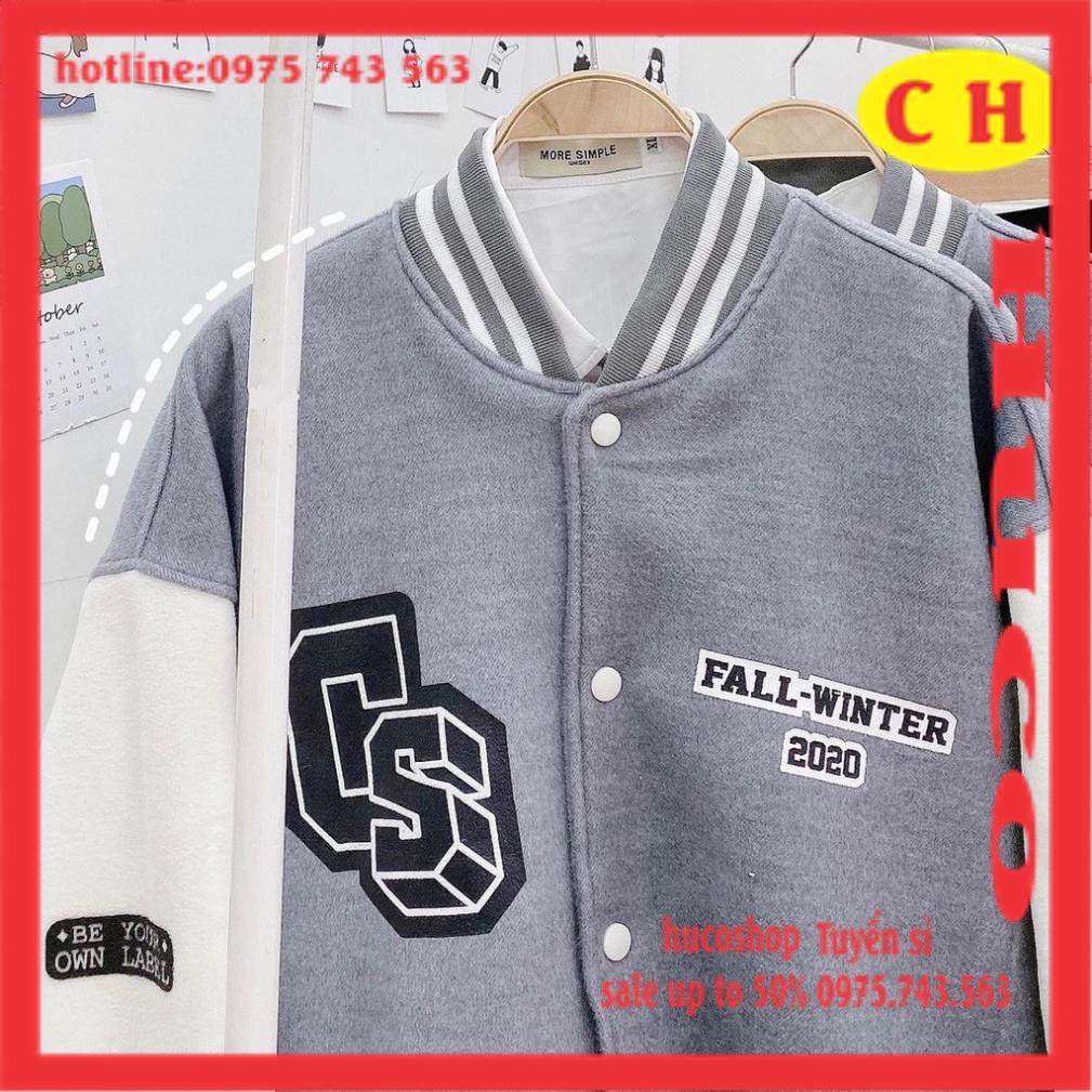 Áo khoác Bomber màu tàn phối trắng chất nỉ ngoại dầy đẹp thu đông nam nữ hàng đẹp unisex freesize, video + ảnh thật
