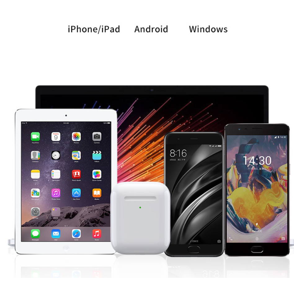 Tai Nghe Bluetooth i27 Pro TWS Sạc Không Dây Đổi Tên Định Vị Tháo Tai Dừng Nhạc Tương Thích IOS, Android