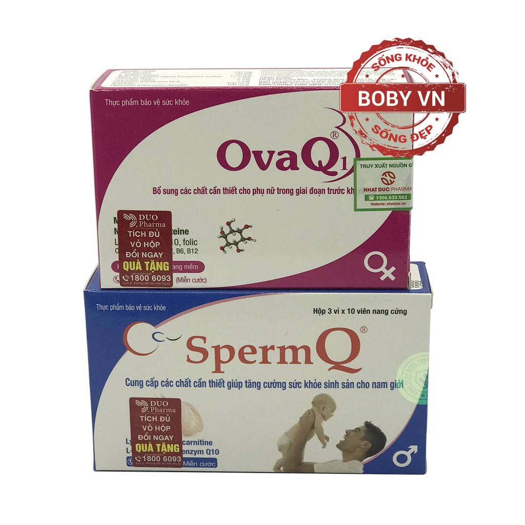 Sperm Q - Giúp tăng số lượng &amp; chất lượng tinh trùng (Hộp 30 Viên)