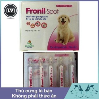 Thuốc Nhỏ Trị Ve Ghẻ Rận Cho Chó Mèo - Fronil Spot Phụ kiện Long Vũ