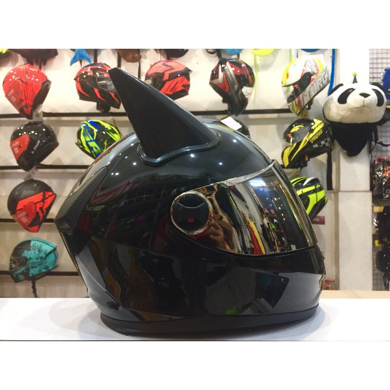 Sừng Batman gắn nón bảo hiểm kèm keo dán - ASA HELMETS