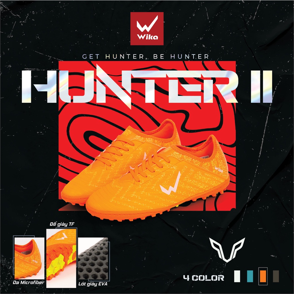 Giày Bóng Đá Chính Hãng Cao Cấp WIKA HUNTER 2 - Mẫu mới nhất 2022