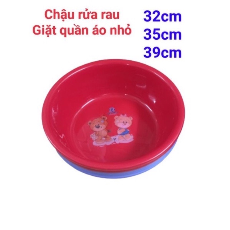 Chậu nhựa tròn đa năng Việt Nhật 3 size (MS: 2264/2263/2261), Thau rửa mặt