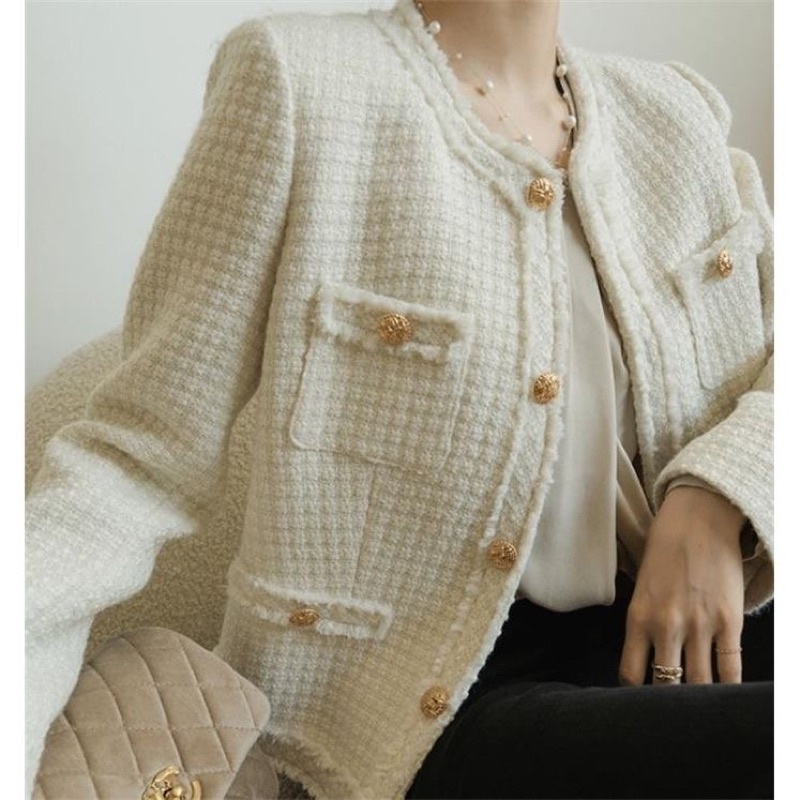 Áo khoác dạ tweed