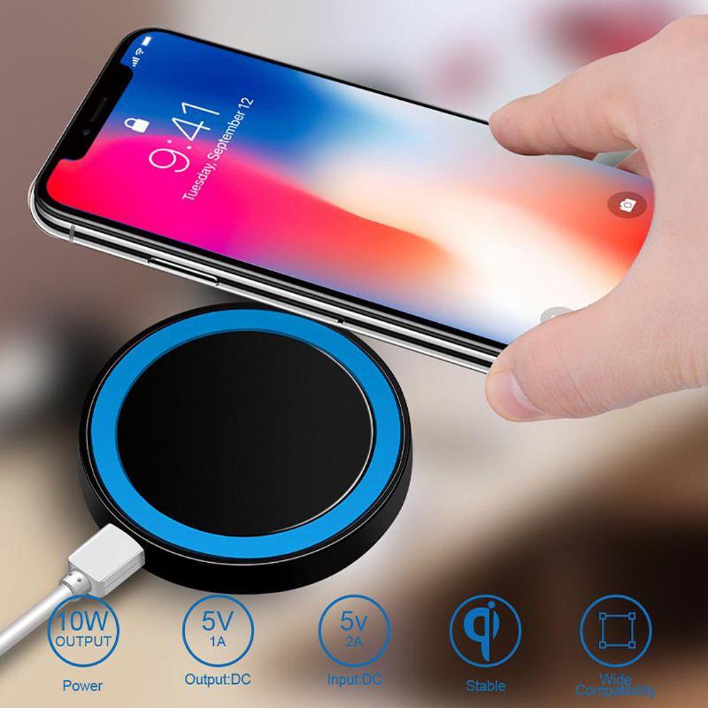 Đế Sạc Không Dây Siêu Mỏng 5W Để Bàn Tiện Dụng