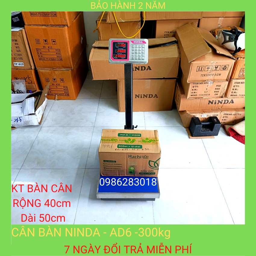 Cân điện tử tính tiền cao cấp dùng cho cân hàng hóa nông sản cân bàn 300Kg - BH 12Tháng