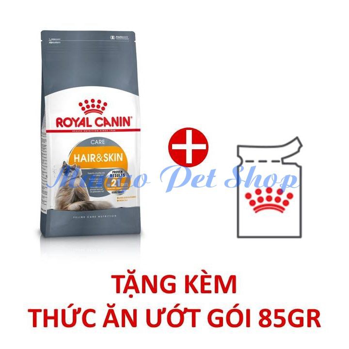 Thức Ăn Khô Chăm Sóc Da Lông Cho Mèo Royal Canin Hair&amp;Skin 400Gr