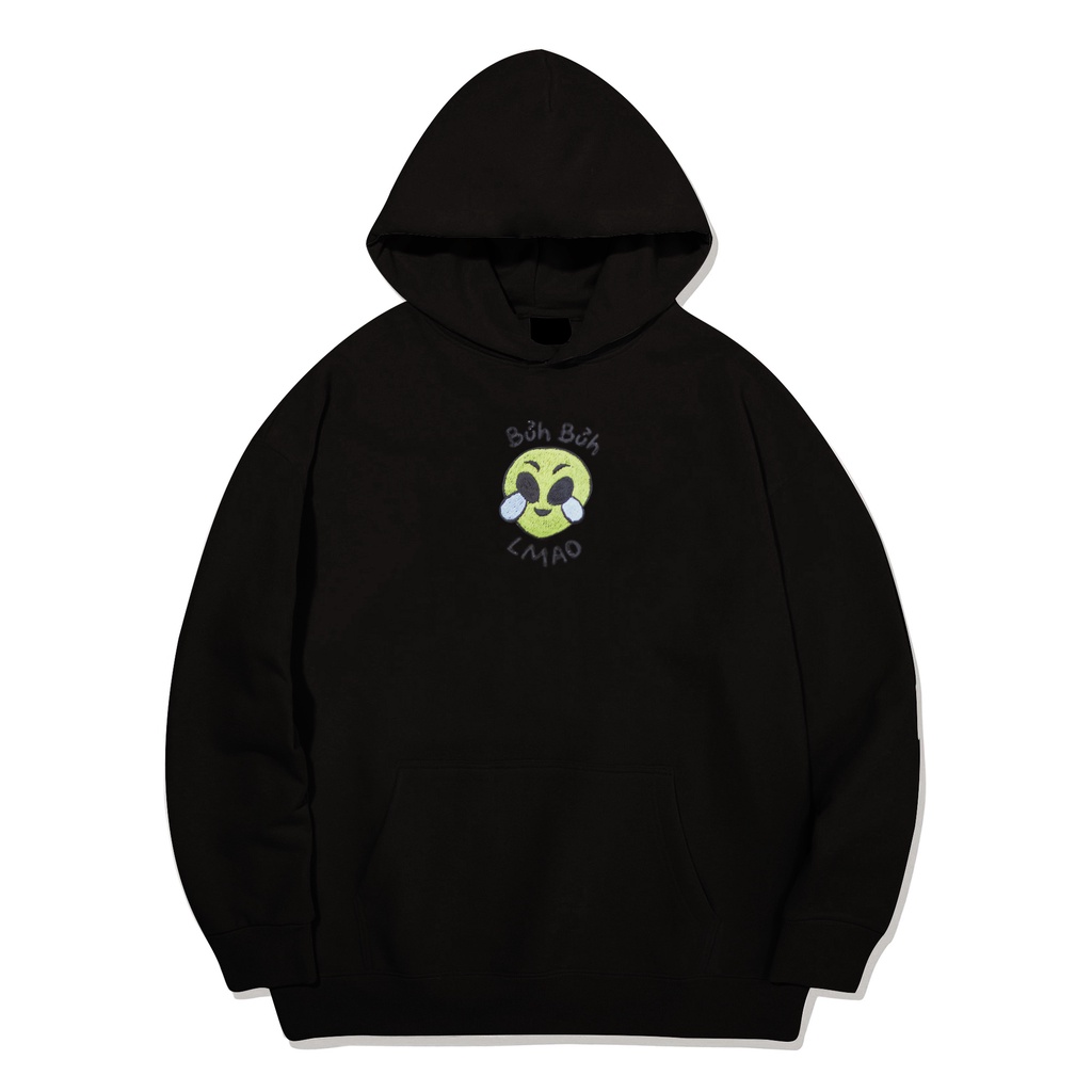 Áo Hoodie Nỉ Mũ Unisex BOO Dáng Rộng Thêu Họa Tiết Lmao Aline OOB Phong Cách Gen Z Độc Đáo