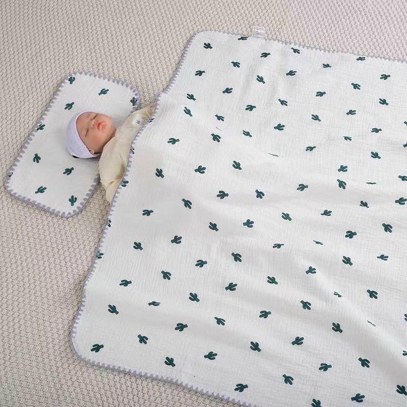 Chăn xô 2 lớp bo viền - chăn đắp cho bé thoáng khí mùa hè