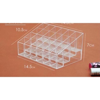 Khay đựng son 24 ô mica