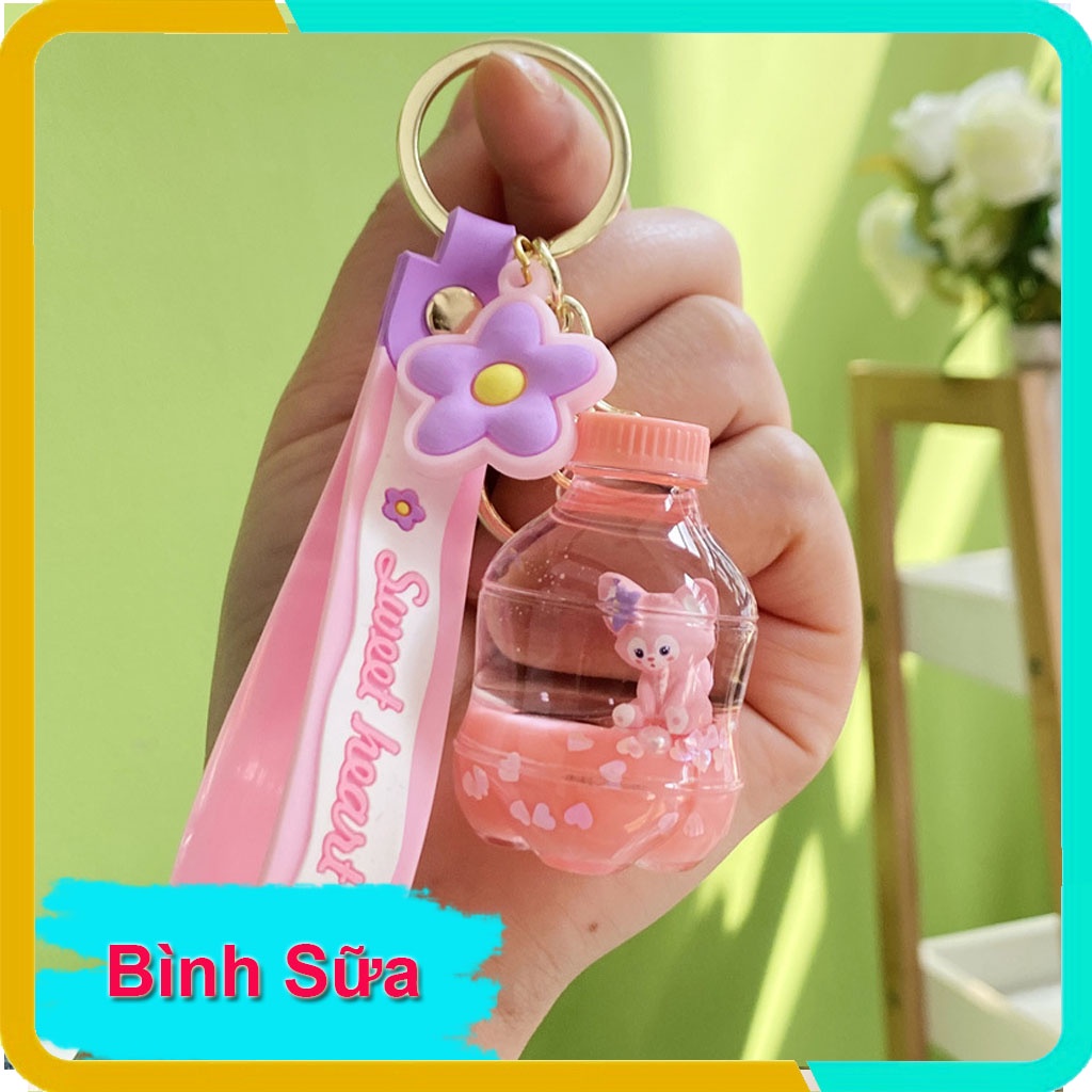 Móc Khóa Pha Lê Hình Hồ Ly, Móc Treo Trên Balo, Túi Xách, Móc Khóa Xe KP05