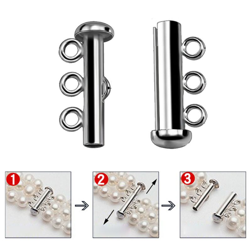 Khóa Cài Đầu Dạng Trượt Dùng Làm Trang Sức Vòng Cổ / Vòng Tay
